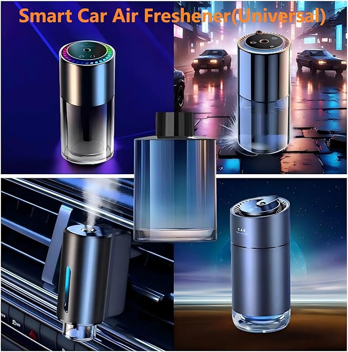 Five-Star Hotel–Inspired Smart Car Air Freshener Refill, 3.4oz (100ml) – Fresh Green Bamboo Scent, Alcohol-Free, No Harmful Additives, Subtle & Refreshing Car Fragrance
