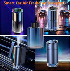 Five-Star Hotel–Inspired Smart Car Air Freshener Refill, 3.4oz (100ml) – Fresh Green Bamboo Scent, Alcohol-Free, No Harmful Additives, Subtle & Refreshing Car Fragrance