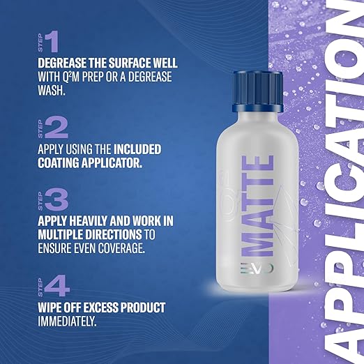 Gyeon Matte EVO Light Kit Ceramic Coating for Matte and Satin finishes Hydrophobic Paint sealant UV Chemical Protection enhances Color Depth Without Gloss adds Lasting Matte Protection