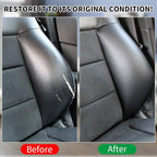 Black Leather Recoloring Balm,Leather Couch Scratch/Stain Remover,Leather Repair kit for Vinyl Furniture and Car Interior,Leather Dye Paint for Scratched and Faded Leather Couches