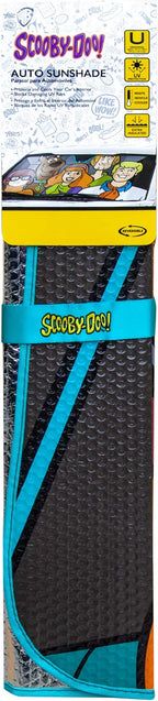 Plasticolor 003951R01 Warner Bros. Scooby-Doo Group Accordian Sunshade for Car Truck SUV, Silver