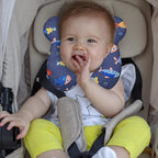 Baby Travel Pillow, Infant Kid's Cushion Soft and Skin Friendly for Car Seat, Pushchair and Stroller (Style G)