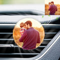 Fresh Car Vent Clip with your photo,Crystal Car Air Freshener Vent Clip,Customized Photo Car Interior Decorations