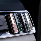 THEDOTS Car Vent Clip Air Freshener, Grey Magnetic Slide Diffuser, 2 Refills Moroccan Mint Tea, Long Lasting Car Fresheners Auto Gift
