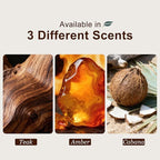 Car Air Freshener - Wood Air Freshener-Teak Amber Cabana Variety Scent Refill - Long Lasting Natural Car Fresheners - Clip Included