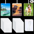 101 pcs sublimation air fresheners blanks ，Sublimation Blanks Products DIY Air Freshener for Car and Home Hanging Decoration sublimation car freshener blanks