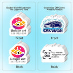 10-1000 Pcs Custom Air Fresheners with Picture - Double Sided Personalized Car Air Freshener with Photo & Logo, Hanging Auto Accessories & Custom Gifts for Branding Business Events (LOGO)