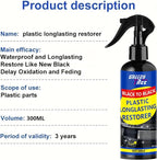 Ultimate Car Plastic and Trim Restorer – Back to Black Restores Faded Trim, UV Protection, Long-Lasting Ceramic Coating, Non-Greasy Formula for Interior and Exterior
