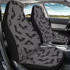 KEIAHUAN Black Bats Halloween Car Seat Covers for Men Front Seat Rear Backrest Cover Universal Car Interior Accessories Decoration Fit Most Vehicle Truck,SUV