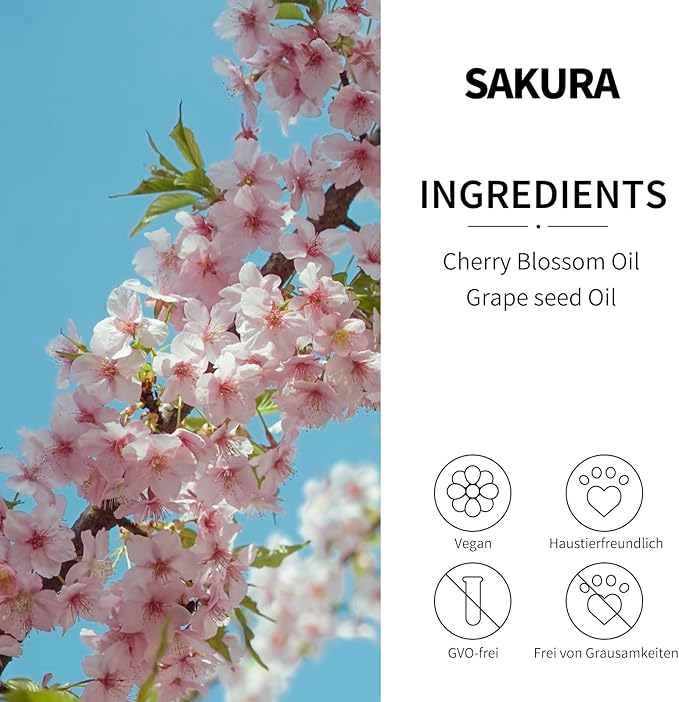 Hanging Car Air Freshener-Sakura,Long Lasting Fragrance Car Scents,Car Decorations