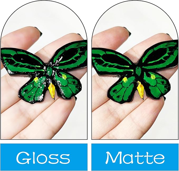 50ml Air Dry Clay Varnish，Air Dry Clay Sealant for Airdry Clay，Air Dry Clay Glaze Can Not Only Used to Prevent Clay Cracking, Scratches, and Wear,It Can Also Having a Matte Glaze Effect (Matte)