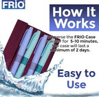 FRIO Cooling Wallet - Insulin Cooler for 45+ Hours of Stress Free On The Go - Burgundy - XL