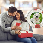 Custom Air Fresheners with Pictures - Personalized Double Sided Photo Text Air Fresheners for Car Wardrobe Bathroom Decor Hangings(Circle)