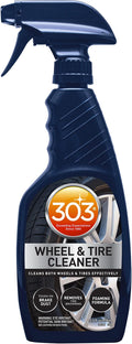 303 Products Wheel and Tire Cleaner - Cleans Both Wheels and Tires Effectively - Tough on Brake Dust - Removes Tire Browning - Foaming Formula, 16 fl. oz. (30590) Packaging May Vary