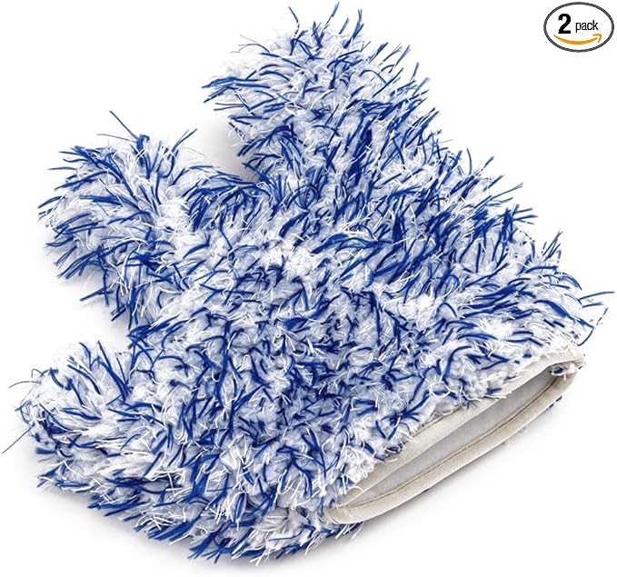 Autofiber [Wheel Paw] Wheel and Rim Cleaning Mitt - 2 Pack