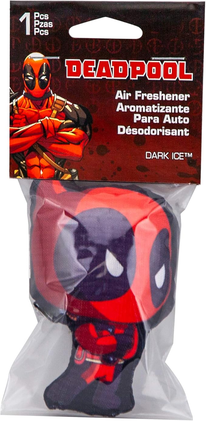 Plasticolor 005351R01 Deadpool Sachet Style Air Freshener for Car Truck or SUV
