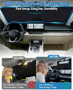 Sunshade for X7 Windshield Sun Shade Custom Fit for 2018-2025 2026 BMW X7 Accessories Foldable Front Window Shield Cover Sun Visor Protector Automotive Interior Protector Block UV Rays
