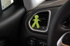 Cesare Car Air Freshener Long Lasting 45 Days Air Vent Clip Uses Alcohol-Free Fragrance Oil Non-Toxic EVA Material (Citrus)