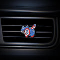 Air Vent Decoration - Cute Super Kitty Hero Decorative Vent Clip for Cars, Bedroom or Office [Captain America]