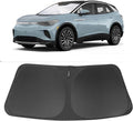 Windshield Sun Shade Custom Fit for 2021 2022 2023 2024 2025 2026 Volkswagen VW ID.4 Accessories Foldable Sunshade Sun Blocker Protect Car from Sun Rays & Heat Damage Keep Car Cooler