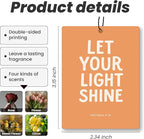 Cute Christian Car Air Freshener 4 Pcs - Cute Girly Religious Hanging Air Freshener 4 Pcs for Cars Closet Drawer Books, Preppy Christian Car Accessories Mirror Decor for Women