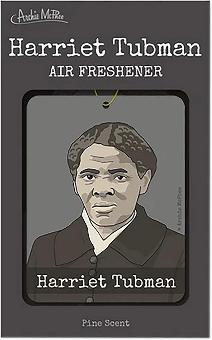 Archie McPhee Harriet Tubman Air Freshener A Symbol of Freedom - Pine Scent
