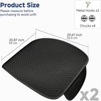 West Llama Car Seat Covers for Summer,Ice Silk Bottom Seat Covers for Cars Include 2 Piece Front Driver Seat Pad Mat Universal Fits 90% SUVs,Cars,Sedans(2Piece-Black)