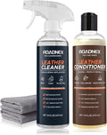 Leather Cleaner and Conditioner Kit | Leather Cleaner for Car Seats,Sofas,Furniture,Shoes,Boots,Bags | pH-Balanced,Restores,Protects | 2 x 16 oz Bottles
