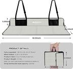 Car Rear Seat Mattress Extension Plate, Foldable Car Back Seat Extender，Portable Mattress for Sleeping, Increase Travel Trunk Space and Car Bed Camping Space for Cars, SUV, Model Y/3（Grey）