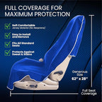 Dri Seats Waterproof Car Seat Cover – Premium Sweat Towel with Slip Resistant Backing for Front Seats in Cars, Trucks, SUVs – Universal Seat Covers & Liner, Easy Install (Blue, Large)