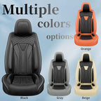 Fit Sonata Car Seat Covers Premium Leather for Hyundai Sonata 2007-2025 2026. Waterproof， Breathable, Scratch-Resistant & All-Weather Seat Cushion Protector（Front Seat,All Black