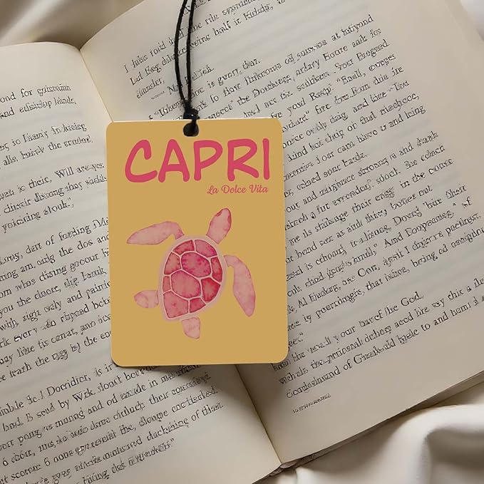 Coastal Animals Car Air Freshener 4 Pcs, Turtle/Shell/Octopus/Starfish Hanging Air Freshener for Cars Closet Drawer Books, Car Accessories Mirror Decor for women.