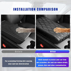 Ziciner Car Center Console Cover, Leather Memory Foam Armrest Cushion Protection Pad, Waterproof Hand Rest Pillow with Height Increase, Universal Accessory for Most Car (Black)