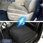 West Llama Front Car Seat Cover Protector, Comfortable Velvet Bottom Seat Cover Fits 95% of Vehicles,Cars,SUVs,Sedans,21.26 × 20.86 Inch(1PC-Black)