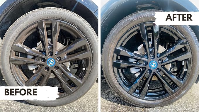 Knockout Acid-Free Wheel and Tire Cleaner, Fast Cleaning, Safely Removes Brake Dust & Dirt, 32 ounces