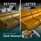 Clyde's™ Recoloring Balm | Non-Toxic Material Dye & Restorer for Furniture, Car Seats, & More | 23 Colors (Dark Mustard, 100ML)