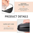 2 PCS Car Elbow Pad Arm Rest, Polyurethane Elastic Soft Arm Leg Support Pillow, Multi-functional One-piece Molded Car Interior Decoration, Universal for Most Vehicles (Black)