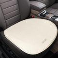 KEYOOG 2PCS Car Seat Covers Cushion, for Car Seat Office Chair, Prevent Seat Dirt, Thin and Breathable, Do Not Affect Seat Ventilation Functions, with Non Slip Bottom, 20.5"x19.3" Beige