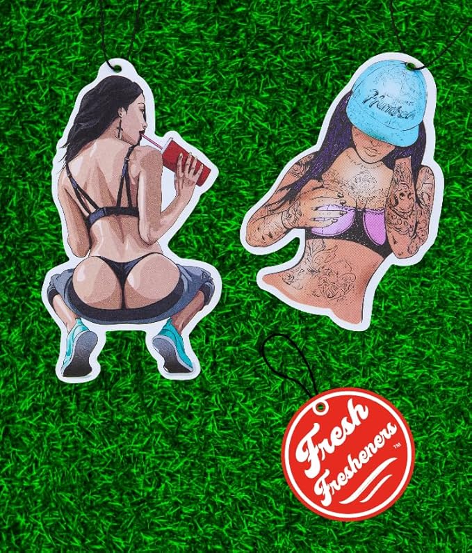 Funny Naughty Unique Car Air Fresheners Scented With Premium Oils By Fresh Fresheners (Sexy Women)