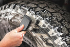 Detail Factory - ProGrip Tire Brush - Ergonomic ProGrip Handle, Stiff Synthetic Bristles, Ergonomic Design, Clean Your Tires with Ease - Grey