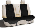 FH Group Car Seat Cushion Neosupreme Automotive Seat Cushions - Universal Fit, Rear Car Seat Cushion, Car Seat Cushions With Non-slip Silicone Backing for SUV, Sedan, Van Rear Set Black