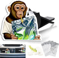 Cute Car Air Freshener Clips Monkey Car Vent Clips Monkey Cars Scents Cologne Air Conditioner Clip Auto Vent Interior Decoration Cars Accessories Monkeys Gifts for Men Women,Friends