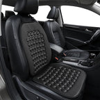 FREMONT AUTO Car Seat Cover Breathable Seat Protector- Made with Premium Polyester and Massage Magnet Bubble Cushion - Adjustable for Cars Truck SUV Vans, Airbag Compatible (Black 1PC)