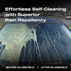 Nasiol GlasShield Wipe-On Nano Rain Repellent Wipe Kit, Ceramic Coating for Windshield, Quick & Easy Application, Easy to Clean, Car Rain-Repellant, Durable Lasts for 15,000 Miles