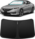 INSAUTO Custom Fit Windshield Sun Shade Accessories for Honda Accord 2013-2017, Foldable Front Window Sunshade, UV & Heat Reflector, Keeps Interior Cool, Includes Storage Bag