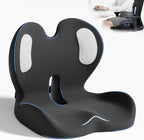 Seat Cushion,Memory Foam Chair Cushion for Office and Car,Ergonomic Coccyx Seat Cushion for Tailbone,Sciatic Nerve,Back Pressure Relief,Lumbar Support Pilow for Office,Car,Truck,Desk Chair