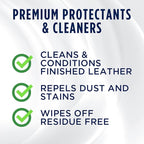 303 Products Marine Aerospace Protectant – UV Protection – Repels Dust & Leather 3-In-1 Complete Care - Cleans, Conditions, & Protects - Helps Prevent Fading & Cracking
