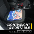 Back Seat Cover for Car Trucks Van SUV,Waterproof Rear Bench Towel Seat Covers for Dogs and Kids,Automotive Backseat Protector (Cartoon Dinosaur)