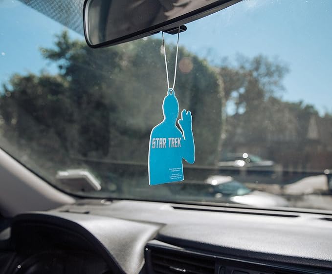 Star Trek: The Original Series Spock Live Long and Prosper Air Freshener, Berry Scent | Provides Long-Lasting Fragrance, Odor Eliminator for a Clean Room, Car, Office | Novelty Science Fiction Gifts