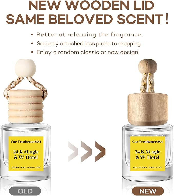 C Classy Car Air Freshener Hanging 2 Pack, Air Fresheners, Hotel Scent Diffuser Oil for Cars, Long-Lasting Fragrance, Cute Car Accessories, C ar Freshener for Women & Men Gift, Made in USA